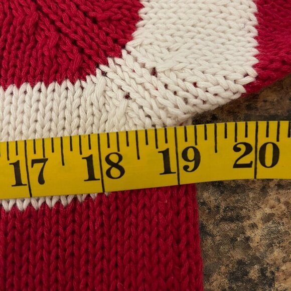 T & Company Womens Cardigan Size PL Patriotic Americana Flag Knit Vintage Style - Picture 7 of 8